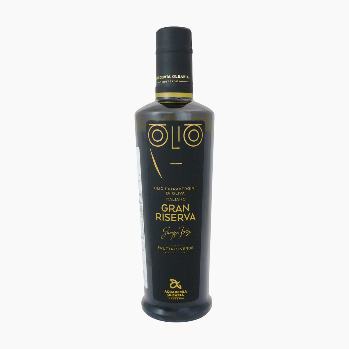 500 ml bottle of Accademia Olearia Gran Riserva Monte Prama extra virgin olive oil.