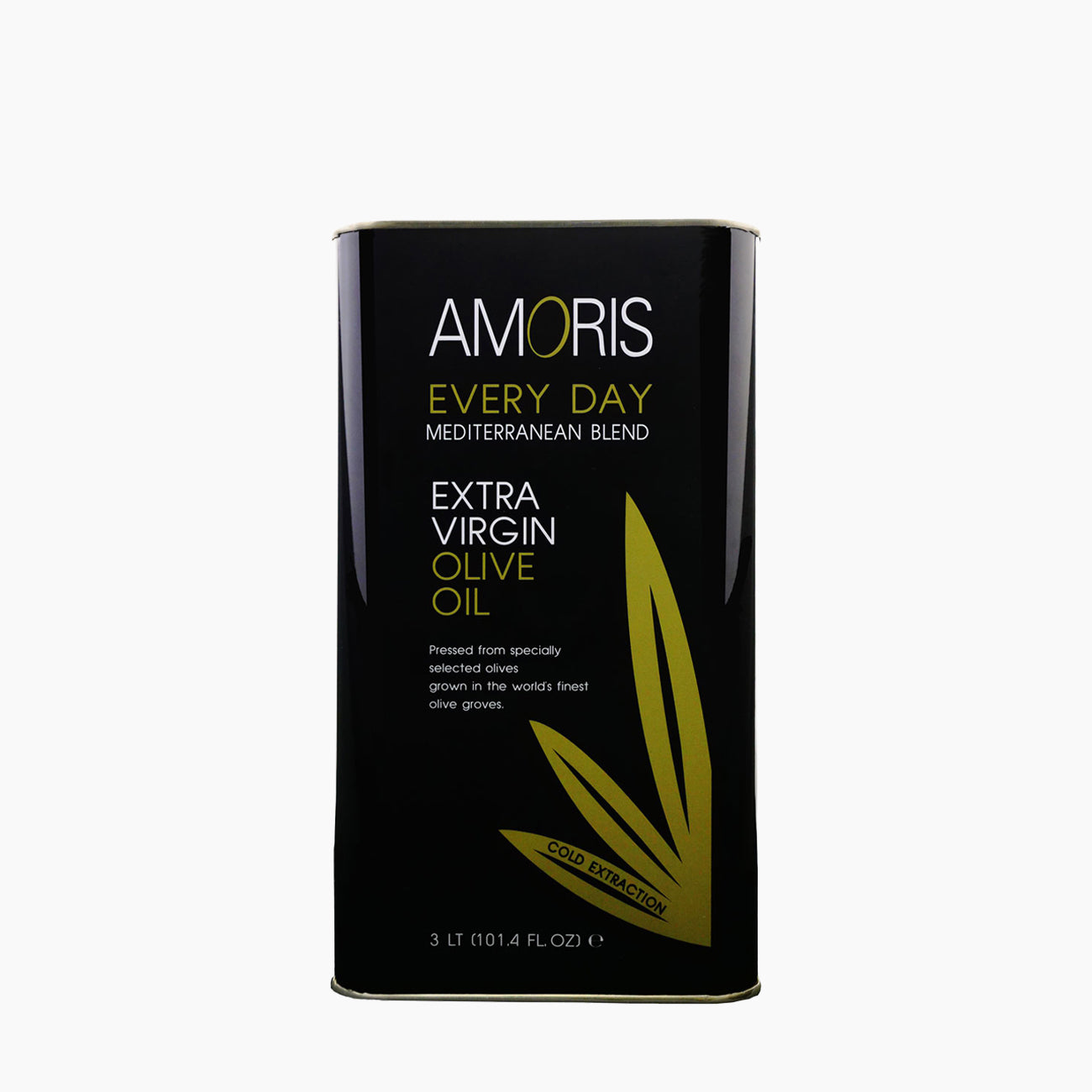 A 3L Tin of Amoris Every Day extra virgin olive oil.