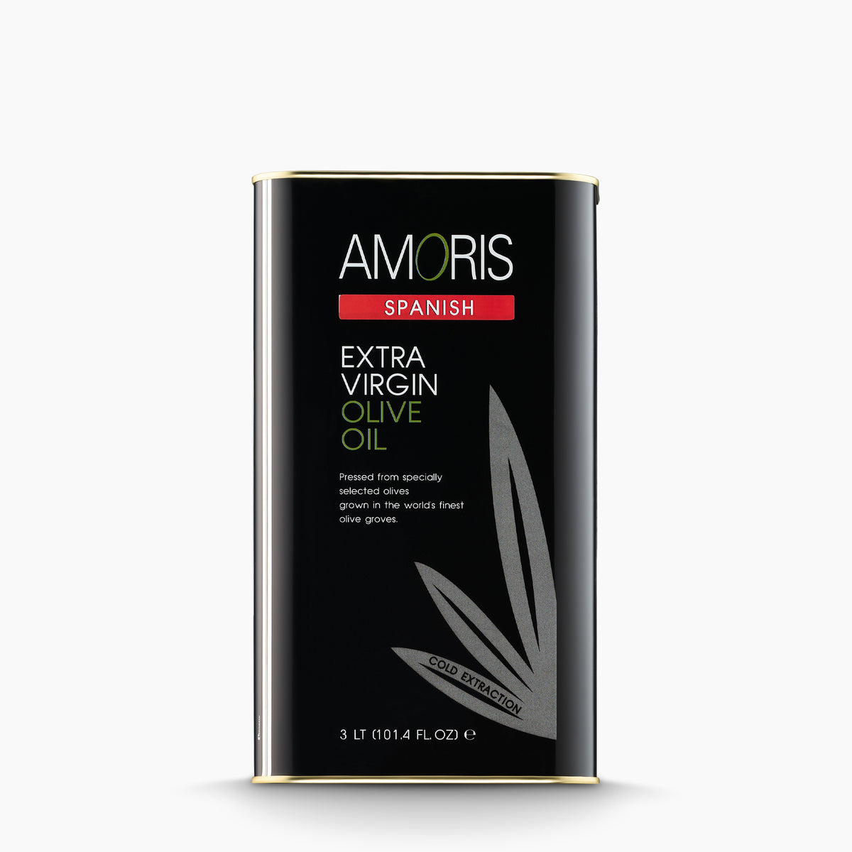 A 3L Tin of Amoris Spanish extra virgin olive oil.