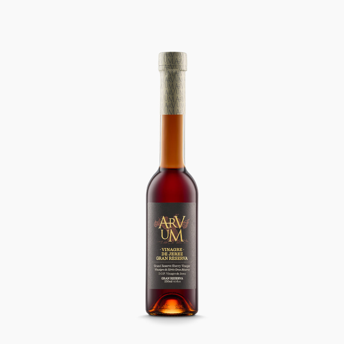 250 ml bottle of Arvum Vinagre Gran Reserva from Andalusia, Spain.