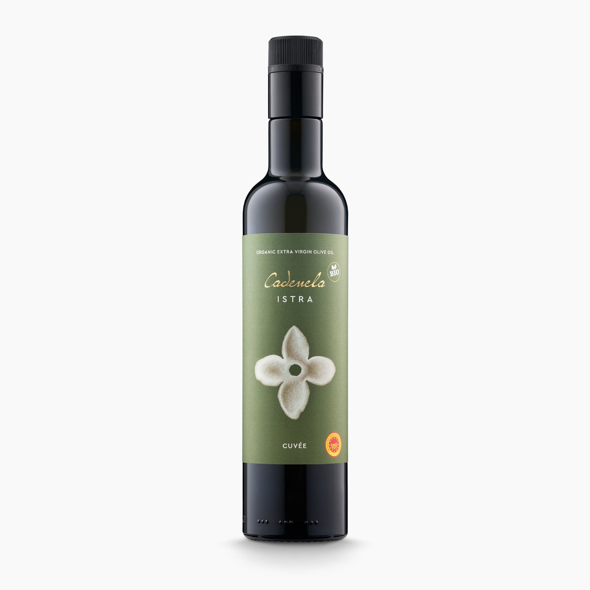 Cadenela Cuvee' St. Lucia DOP Istra Organic 500 ml extra virgin olive oil from Istria, Croatia.