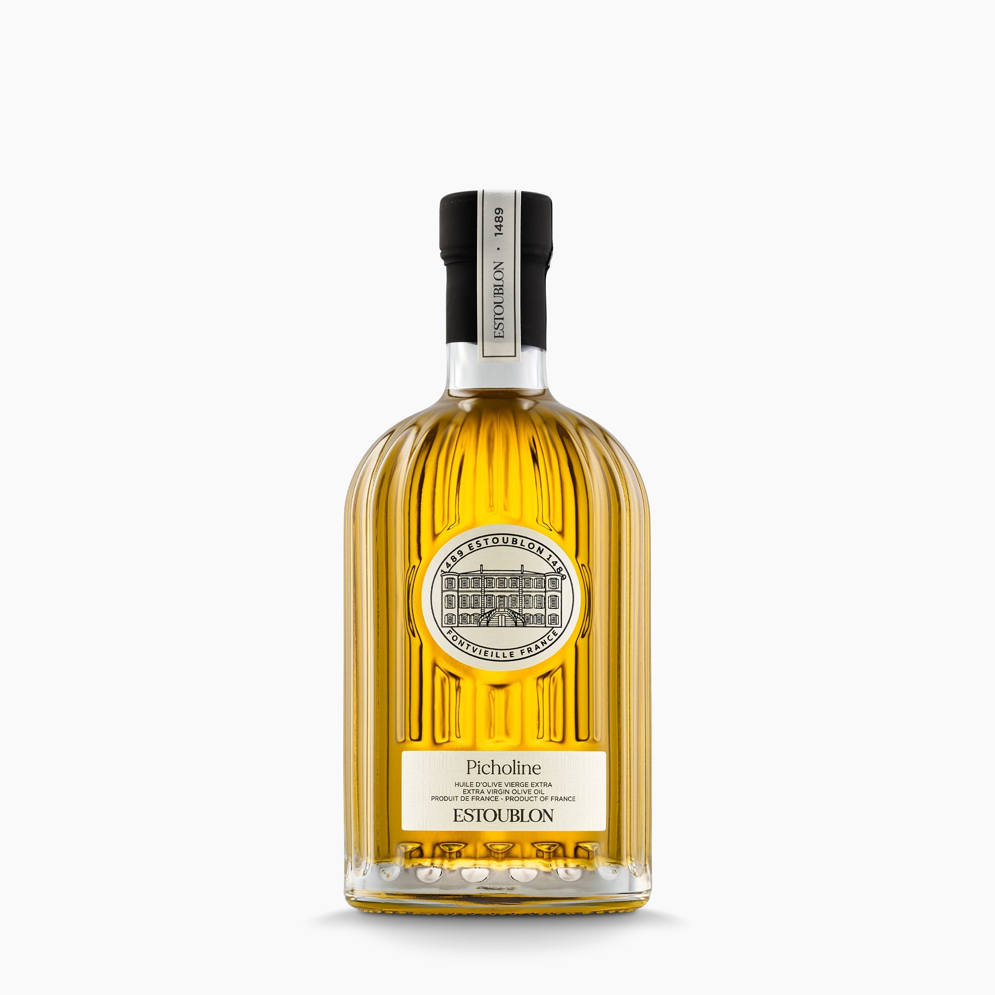 Estoublon Picholine extra virgin olive oil 500ml bottle, from France.