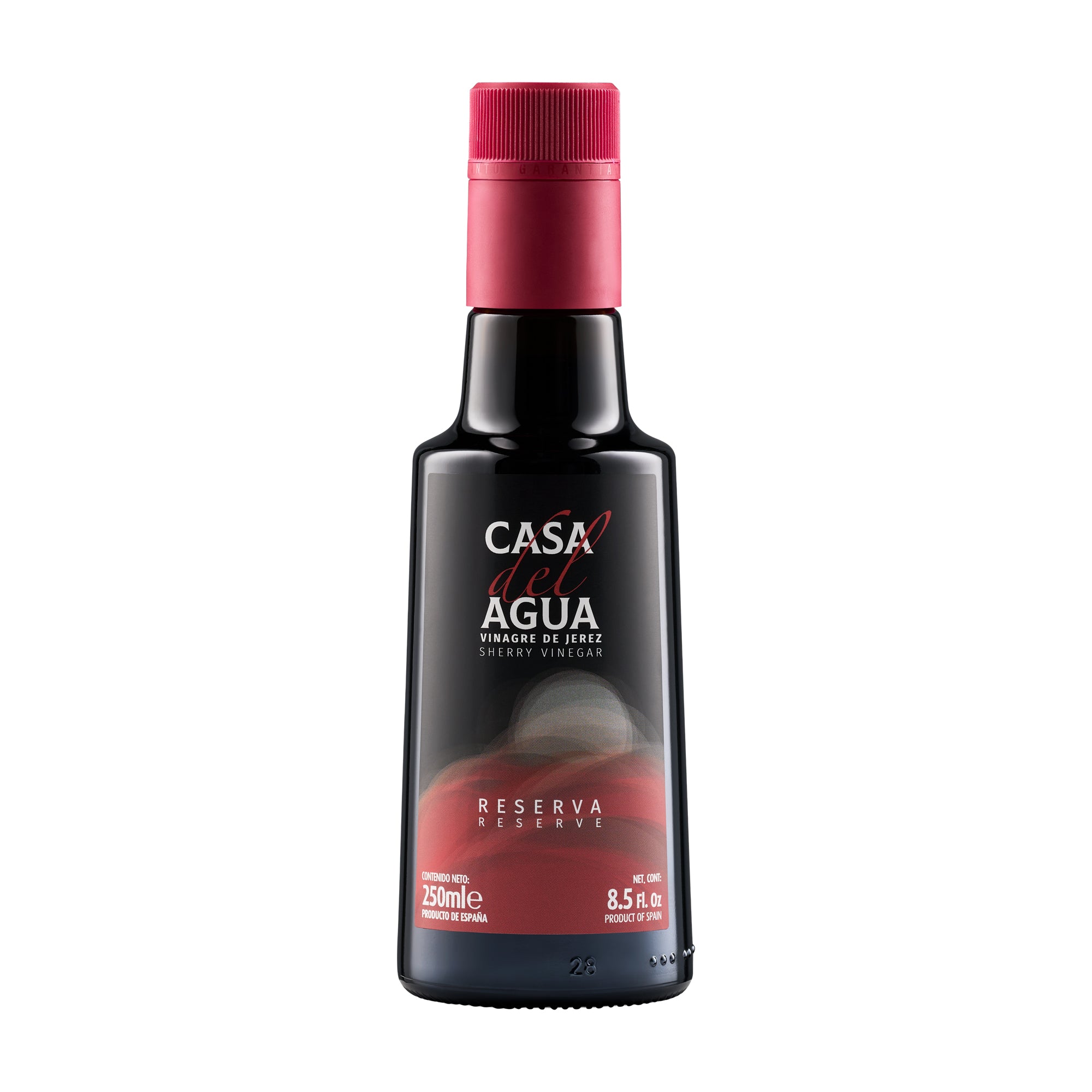 250 ml bottle of Casa del Agua Vinagre de Jerez Reserva from Andalusia, Spain.