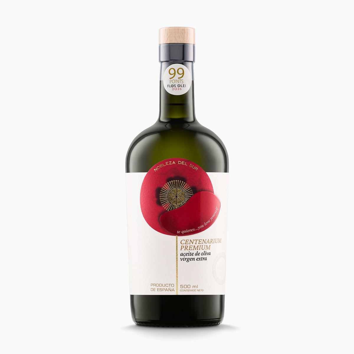 A 500 ml bottle of Nobleza del Sur Centenarium Premium Anniversary Edition from Spain.