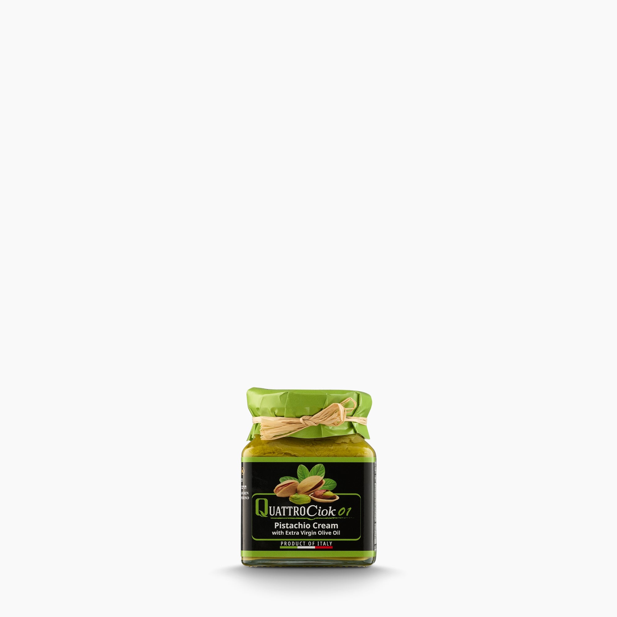 320g jar of Quattrociocchi Pistachio Cream from Italy.