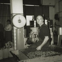 Old family photo of Oleificio Basirico.