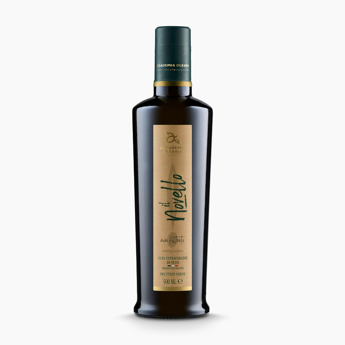 500 ml Accademia Olearia il Novello extra virgin olive oil from Sardinia, Italy.