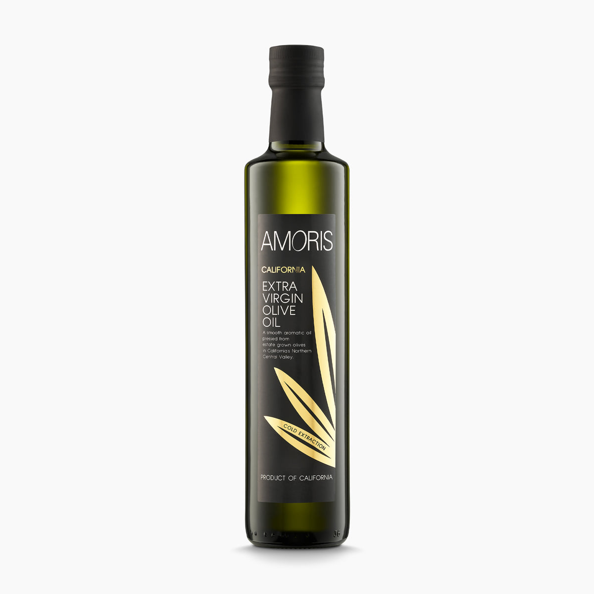 250ml bottle of Amoris California extra virgin olive oil.