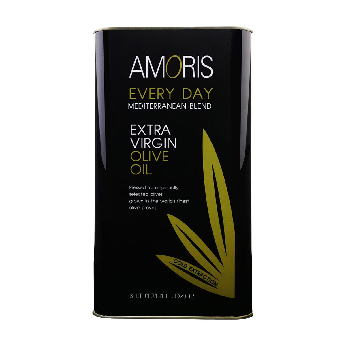 A 3L Tin of Amoris Every Day extra virgin olive oil.
