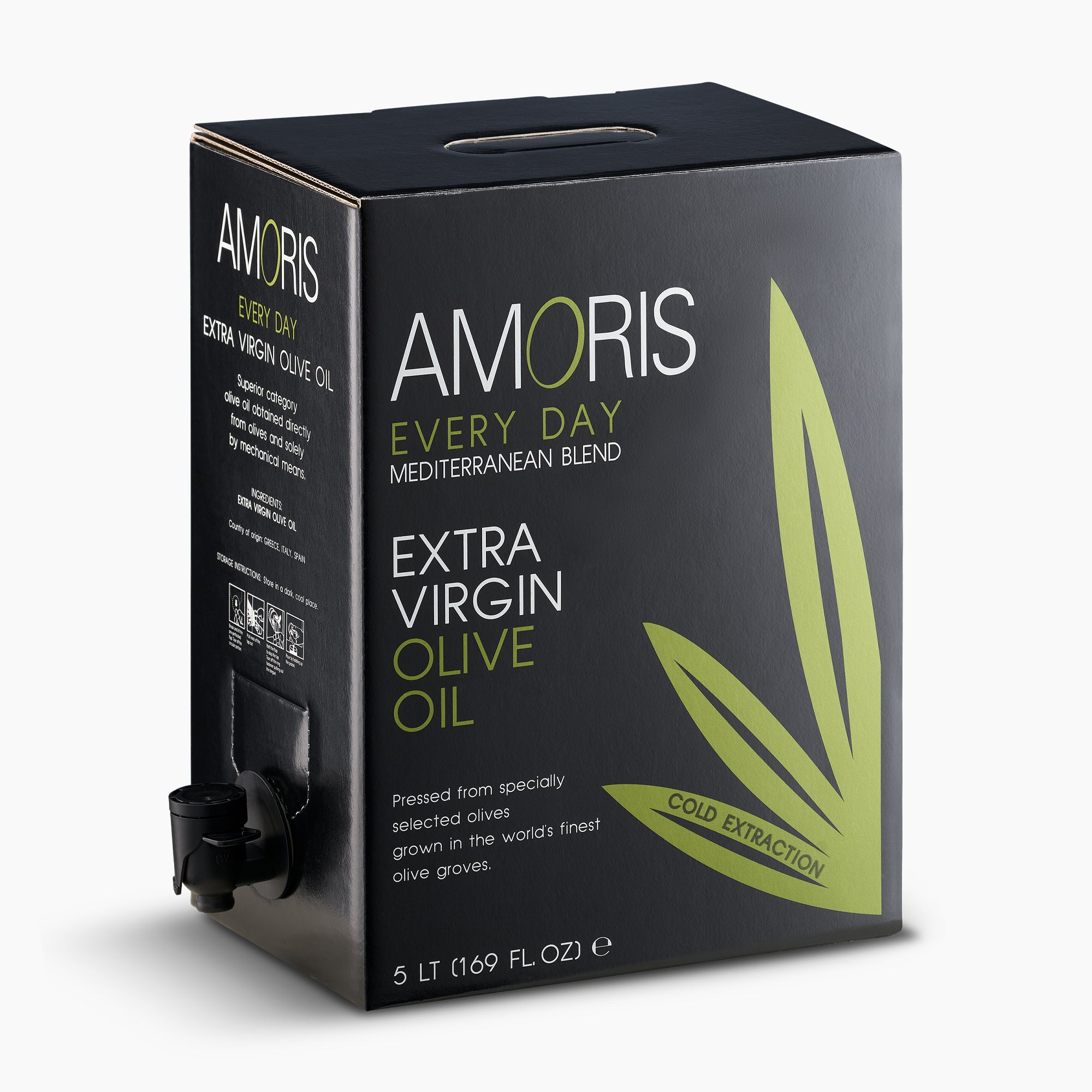 Amoris Every Day 5L bag-in-box with dispensing spout extended.