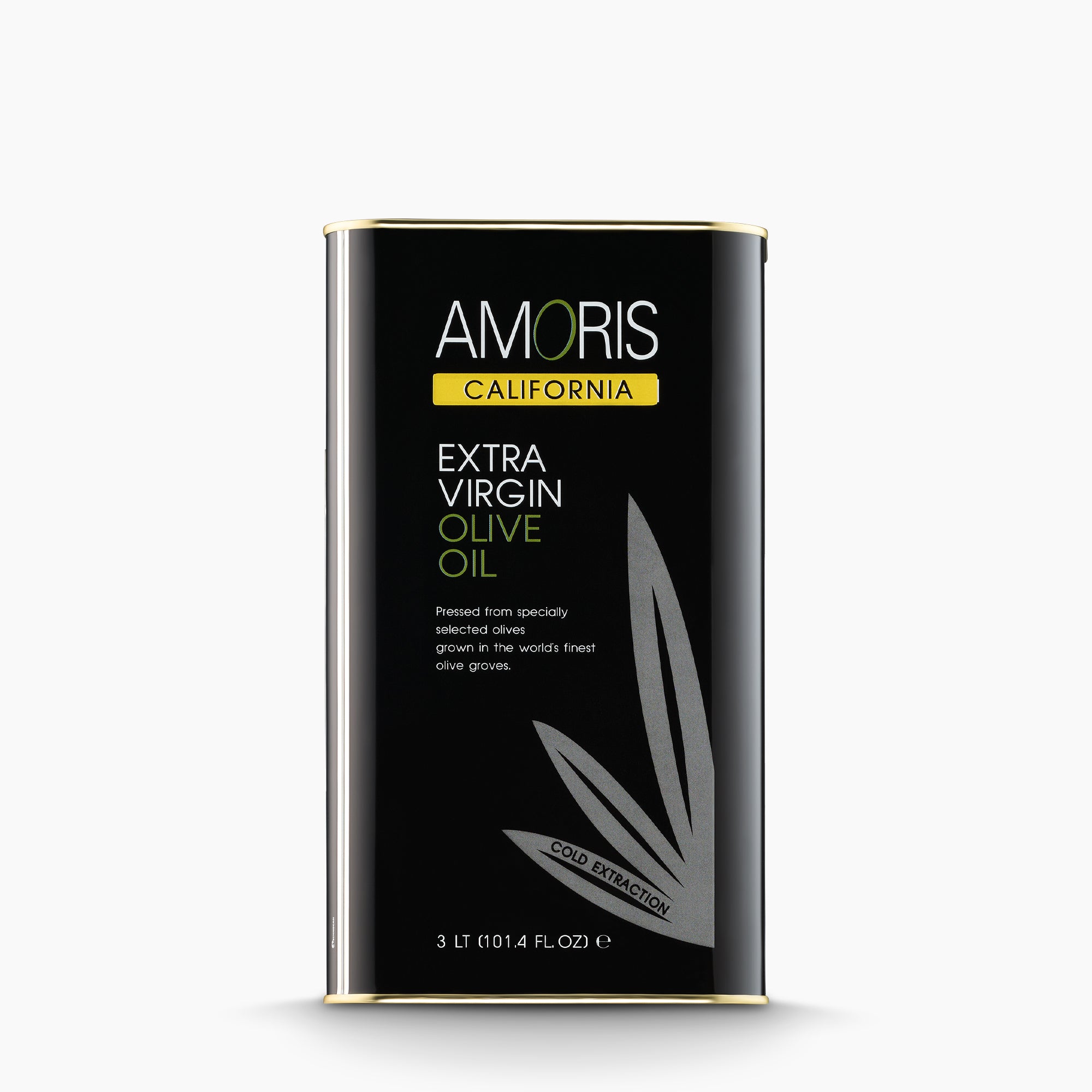 A 3L Tin of Amoris California extra virgin olive oil from United States.