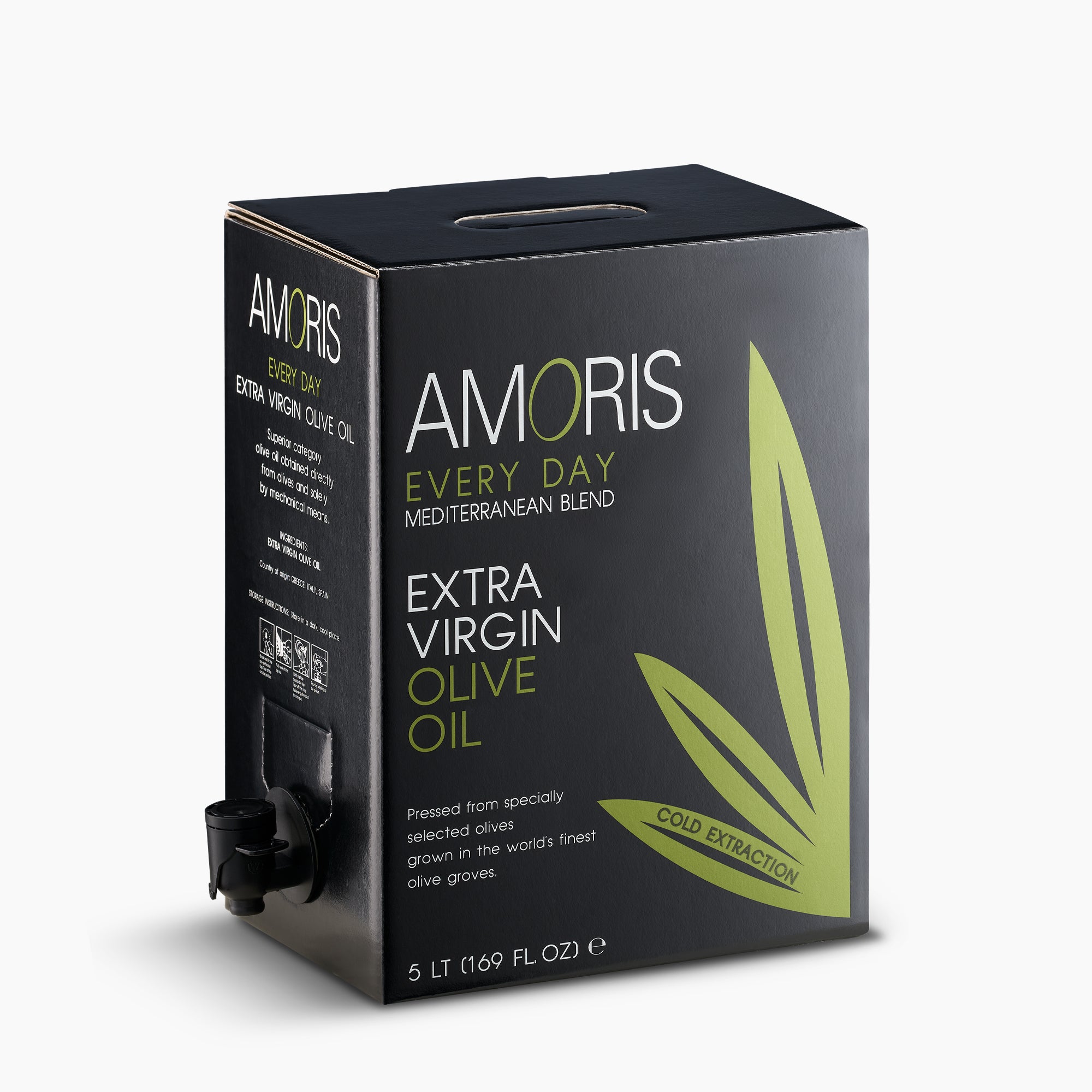 Amoris Every Day 5L bag-in-box with dispensing spout extended.