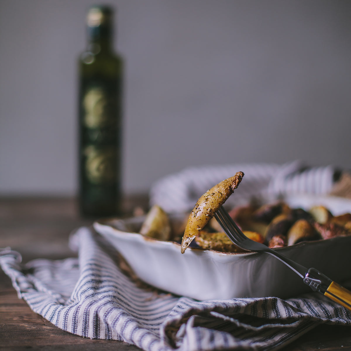 Roasted vegetables with Aria Greek 500 ml extra virgin olive oil.