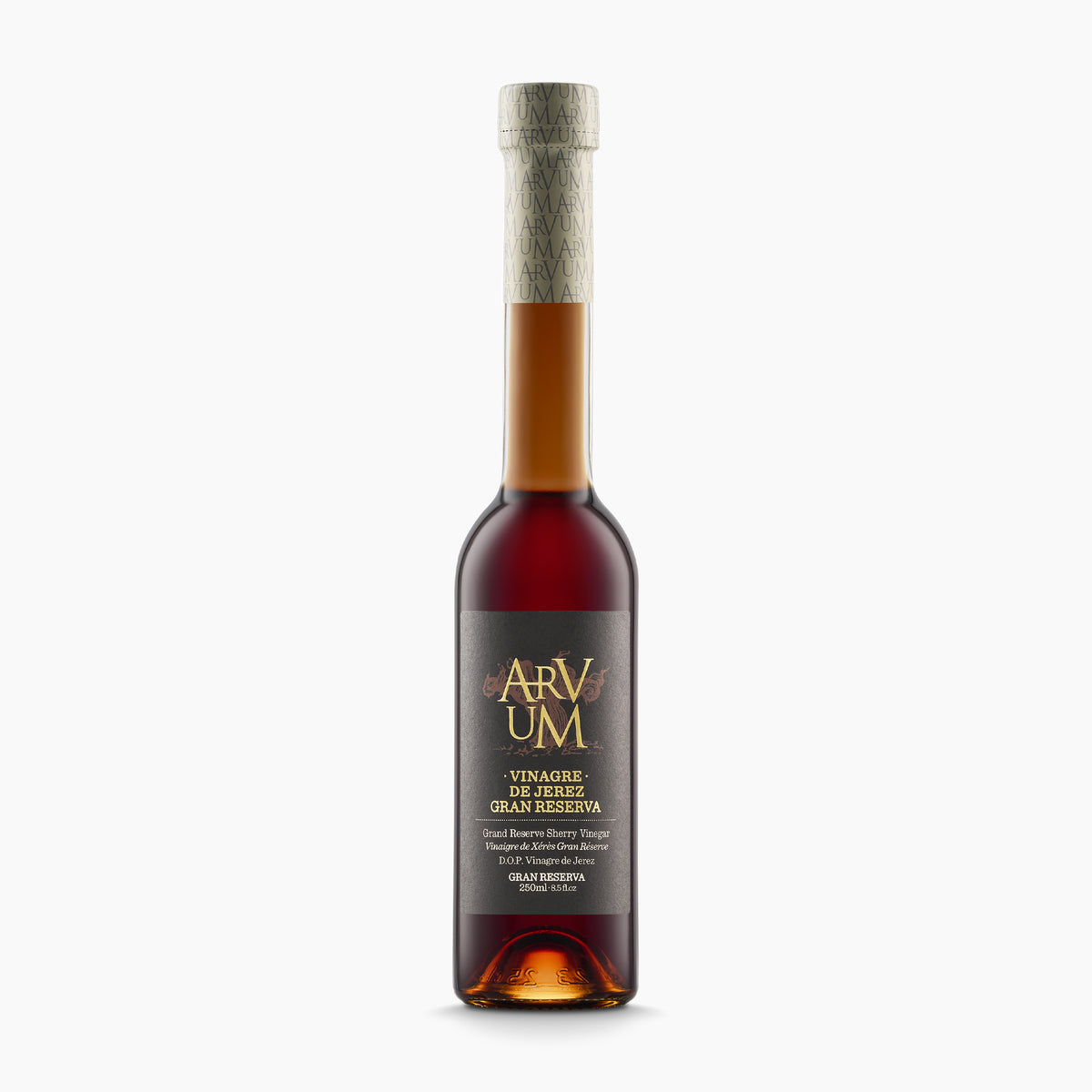 250 ml bottle of Arvum Vinagre Gran Reserva from Andalusia, Spain.