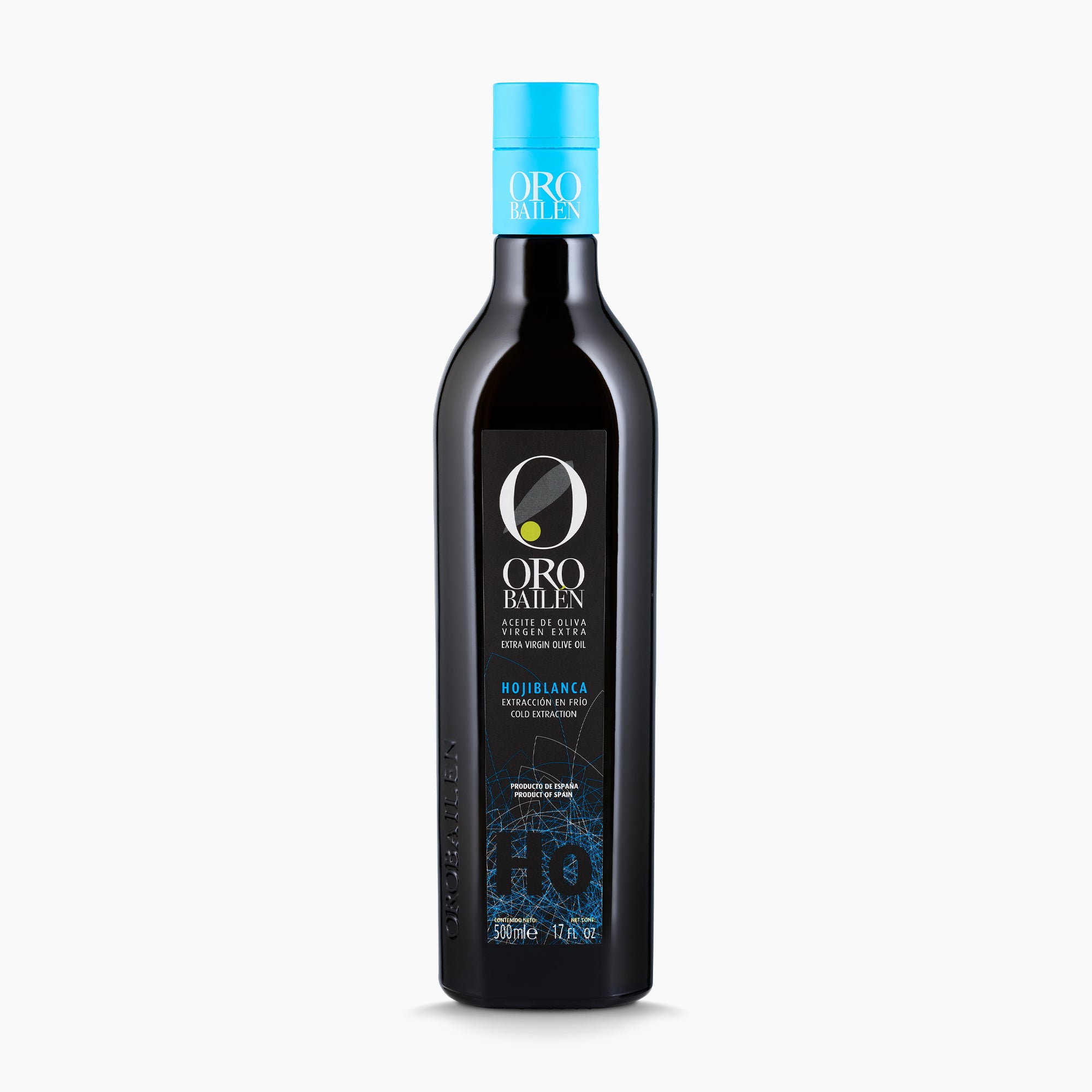 Oro Bailen Reserva Familiar Hojiblanca 500 ml extra virgin olive oil from Andalusia, Spain.