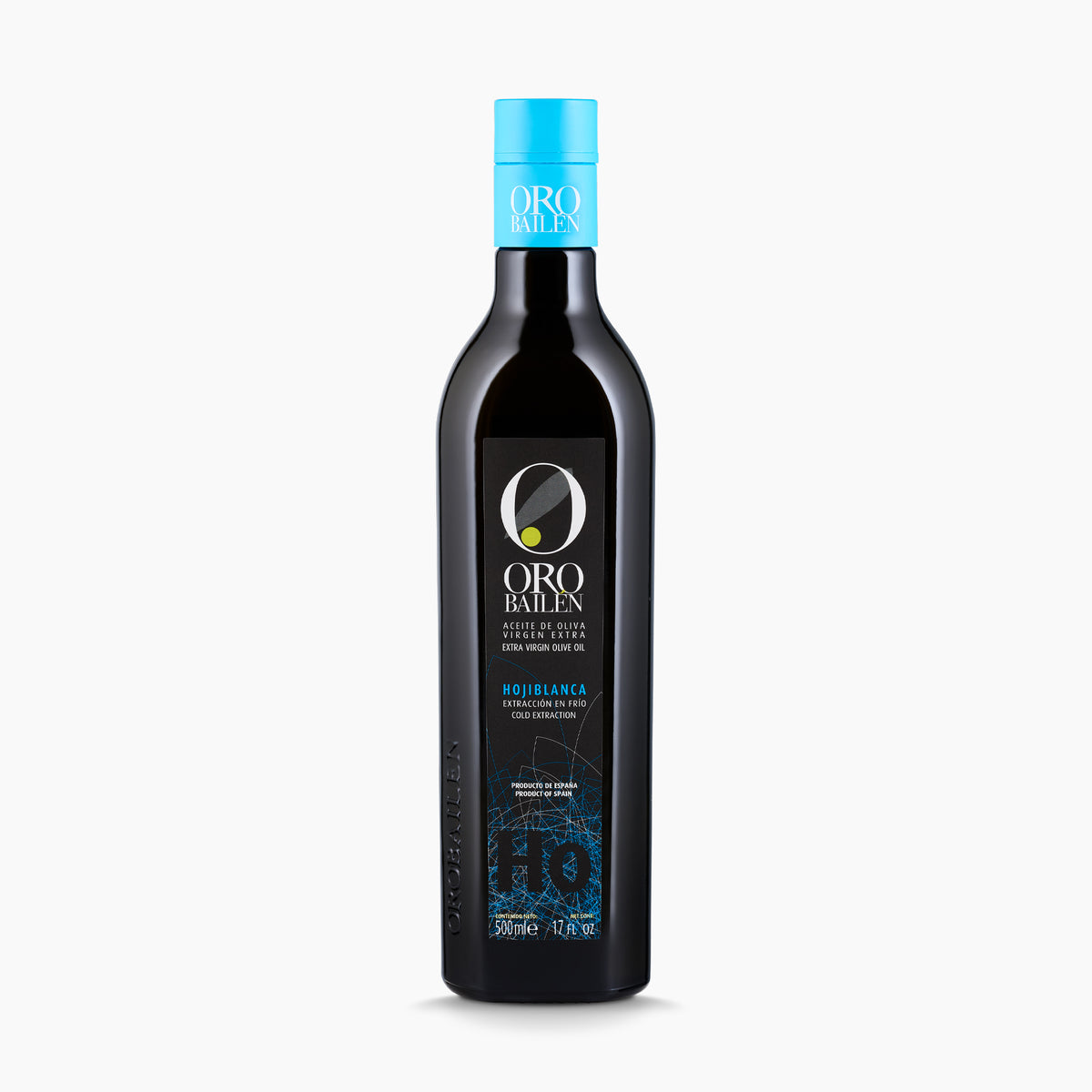 Oro Bailen Reserva Familiar Hojiblanca 500 ml extra virgin olive oil from Andalusia, Spain.