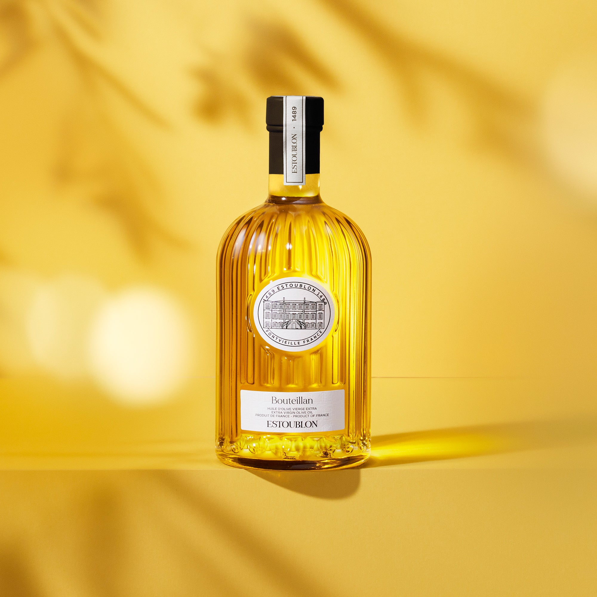 500 ml bottle of Estoublon Bouteillan French extra virgin olive oil.