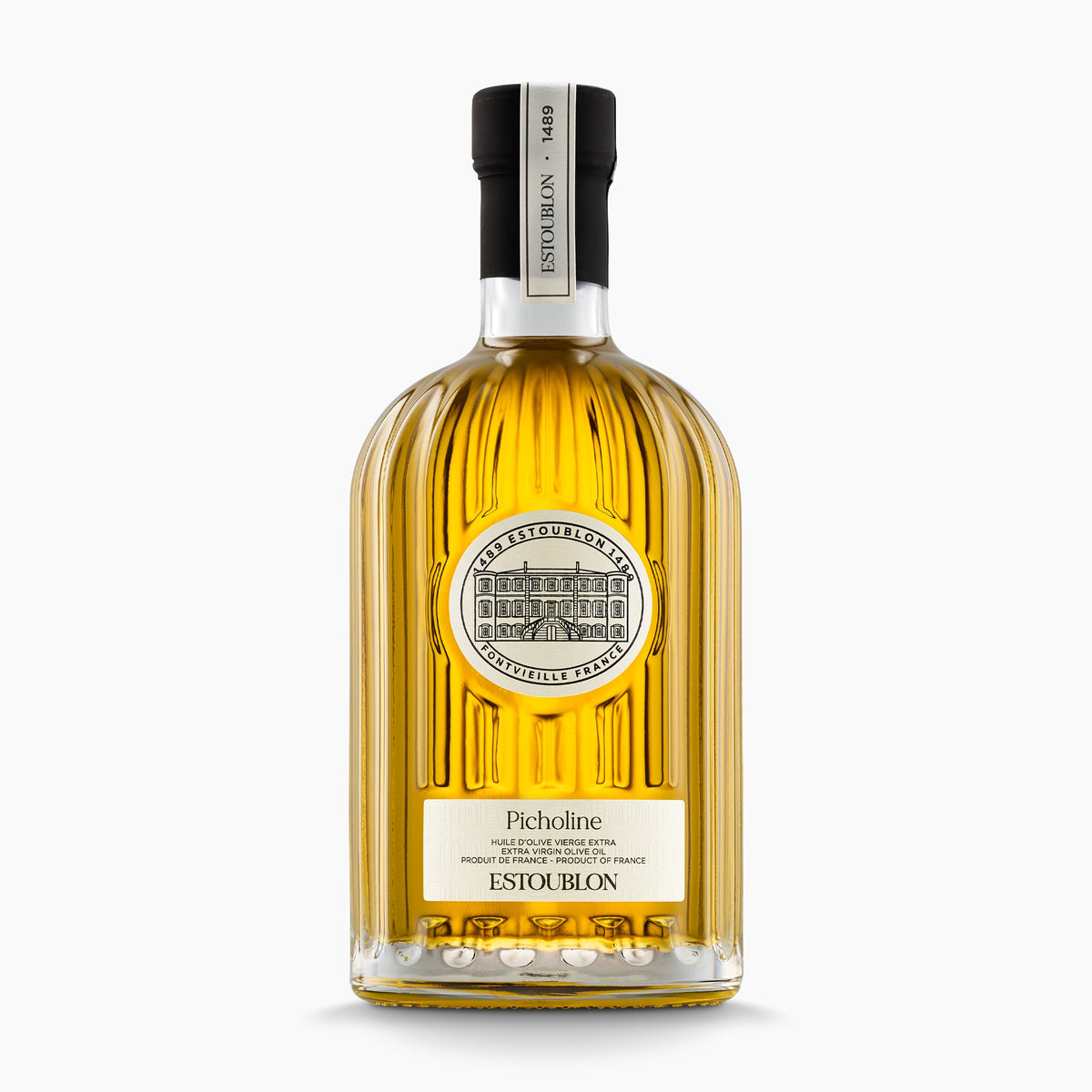 Estoublon Picholine extra virgin olive oil 500ml bottle, from France.