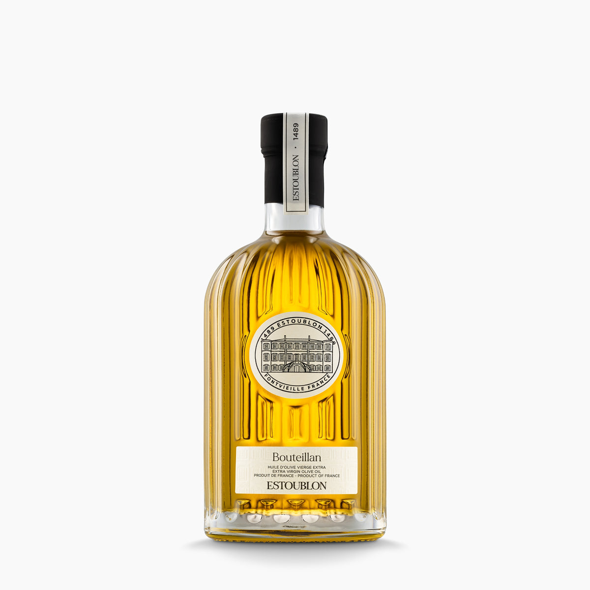 Estoublon Bouteillan extra virgin olive oil, 500 ml bottle.