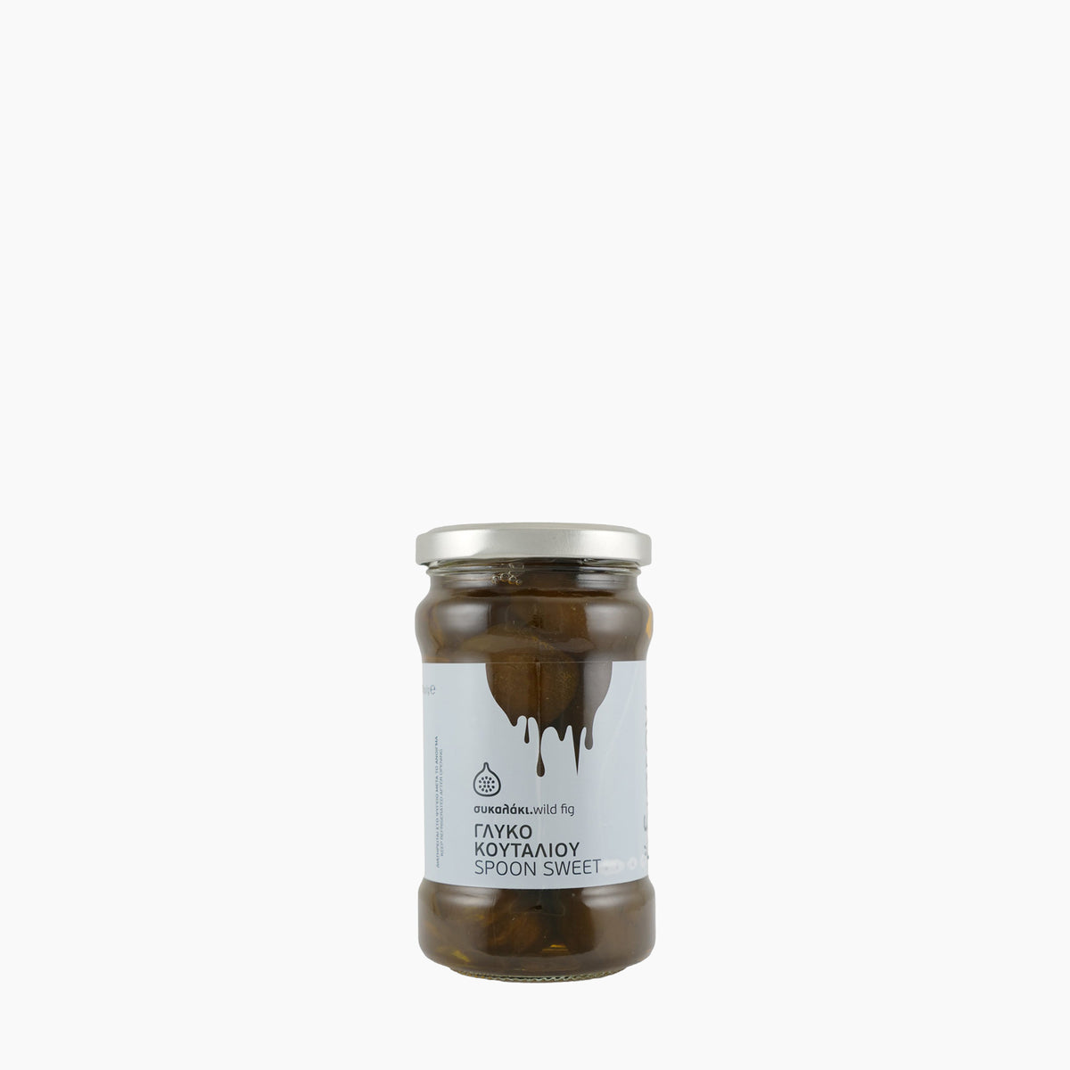 Idiston Wild Fig Spoon Sweet from Greece in a 380g jar.
