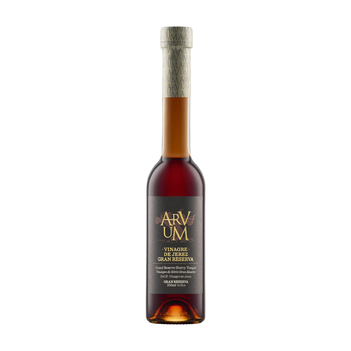 250 ml bottle of Arvum Vinagre Gran Reserva from Andalusia, Spain.