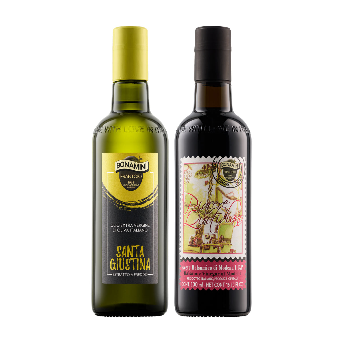 Frantoio Bonamini Olive Oil & Balsamic Vinegar Every Day Duo