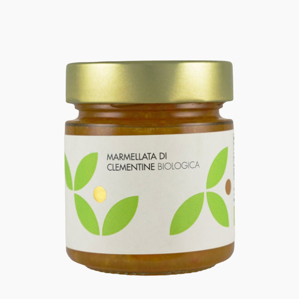 300g jar of Tenute Librandi Organic Clementine Marmalade from Italy.