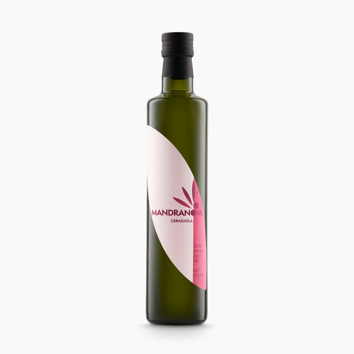 500 ml bottle of Mandranova Cerasuola extra virgin olive oil from Sicily, Italy.