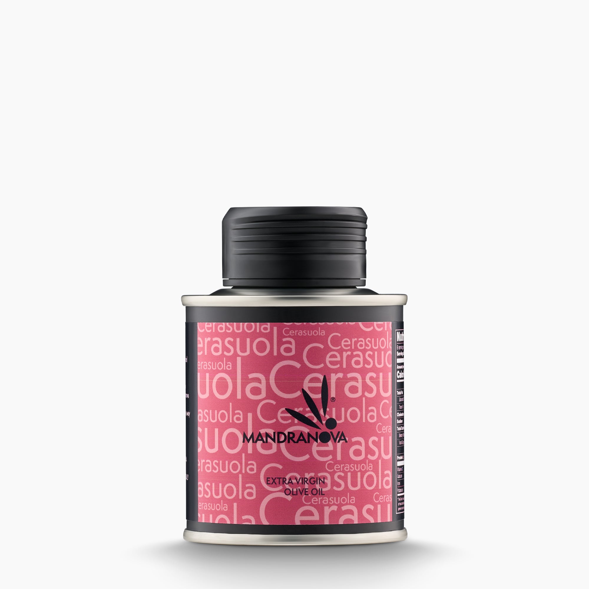 100 ml bottle of Mandranova Cerasuola extra virgin olive oil.