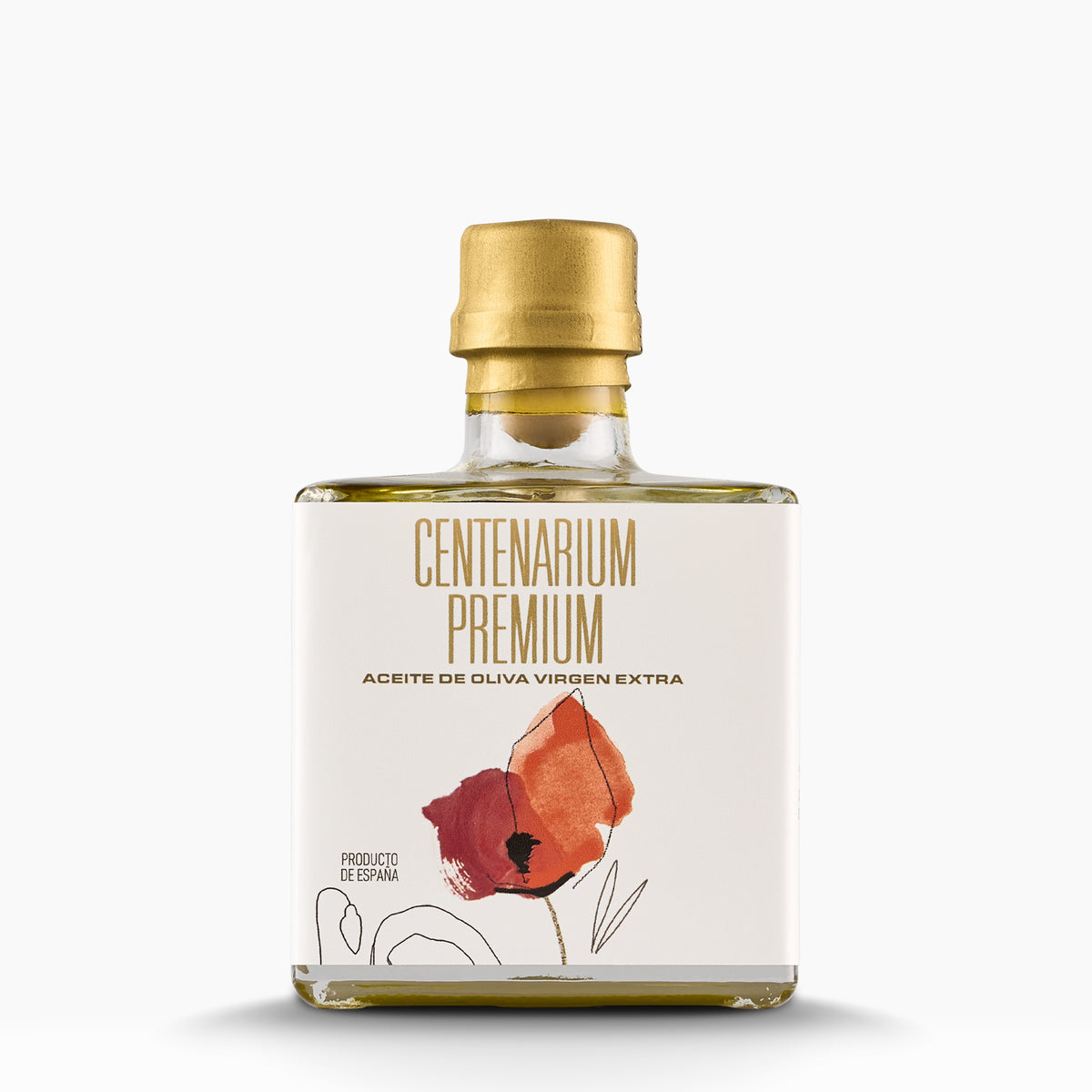 100 ml bottle of Nobleza del Sur Centenarium Premium extra virgin olive oil.