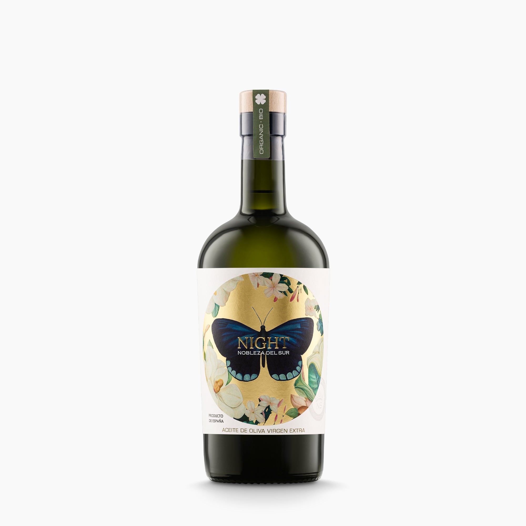 500ml Nobleza del Sur Organic Night extra virgin olive oil bottle from Andalusia, Spain.