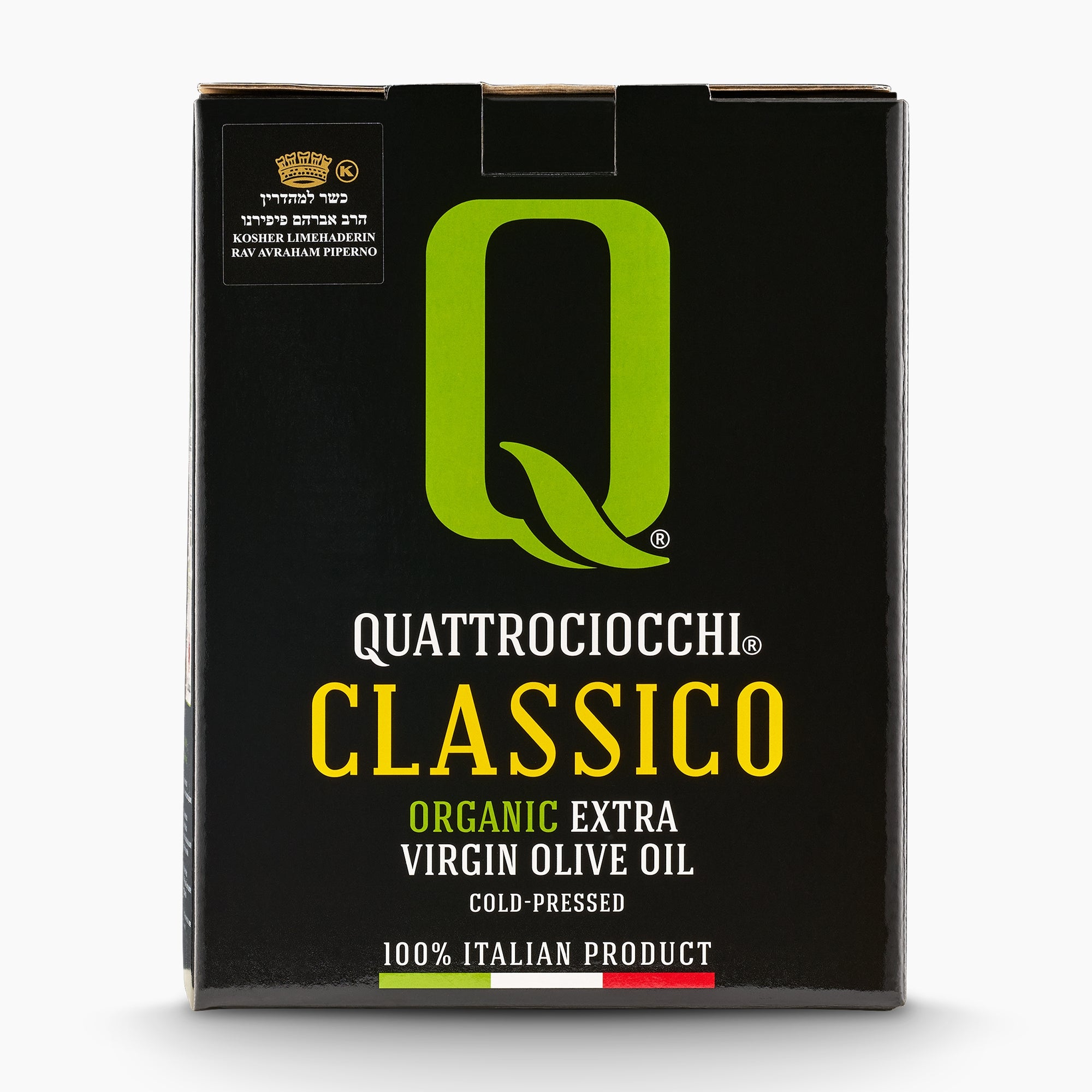 Quattrociocchi Classico Organic 5L bag-in-box extra virgin olive oil from Lazio, Italy.