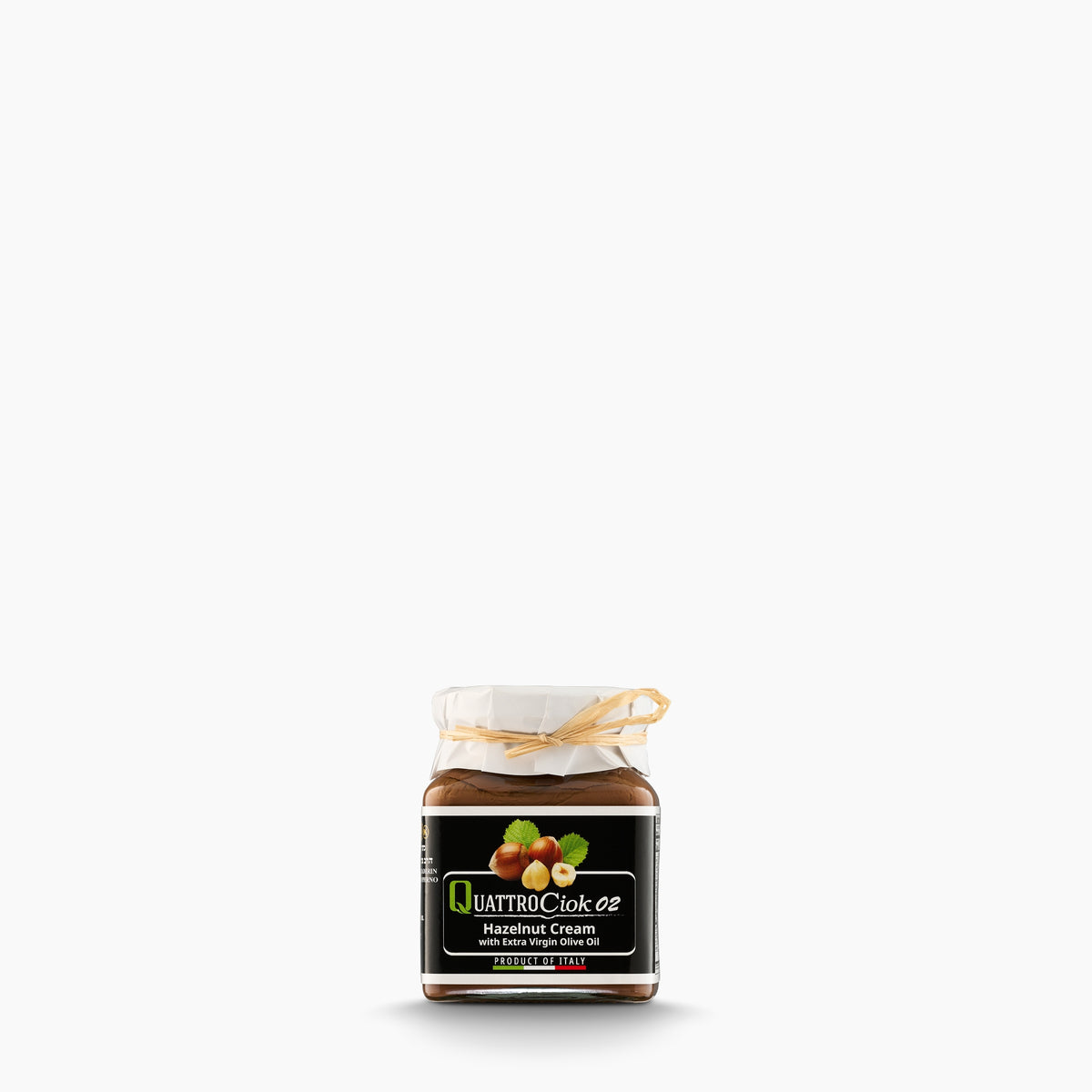 320g jar of Quattrociocchi Hazelnut Cream from Italy.