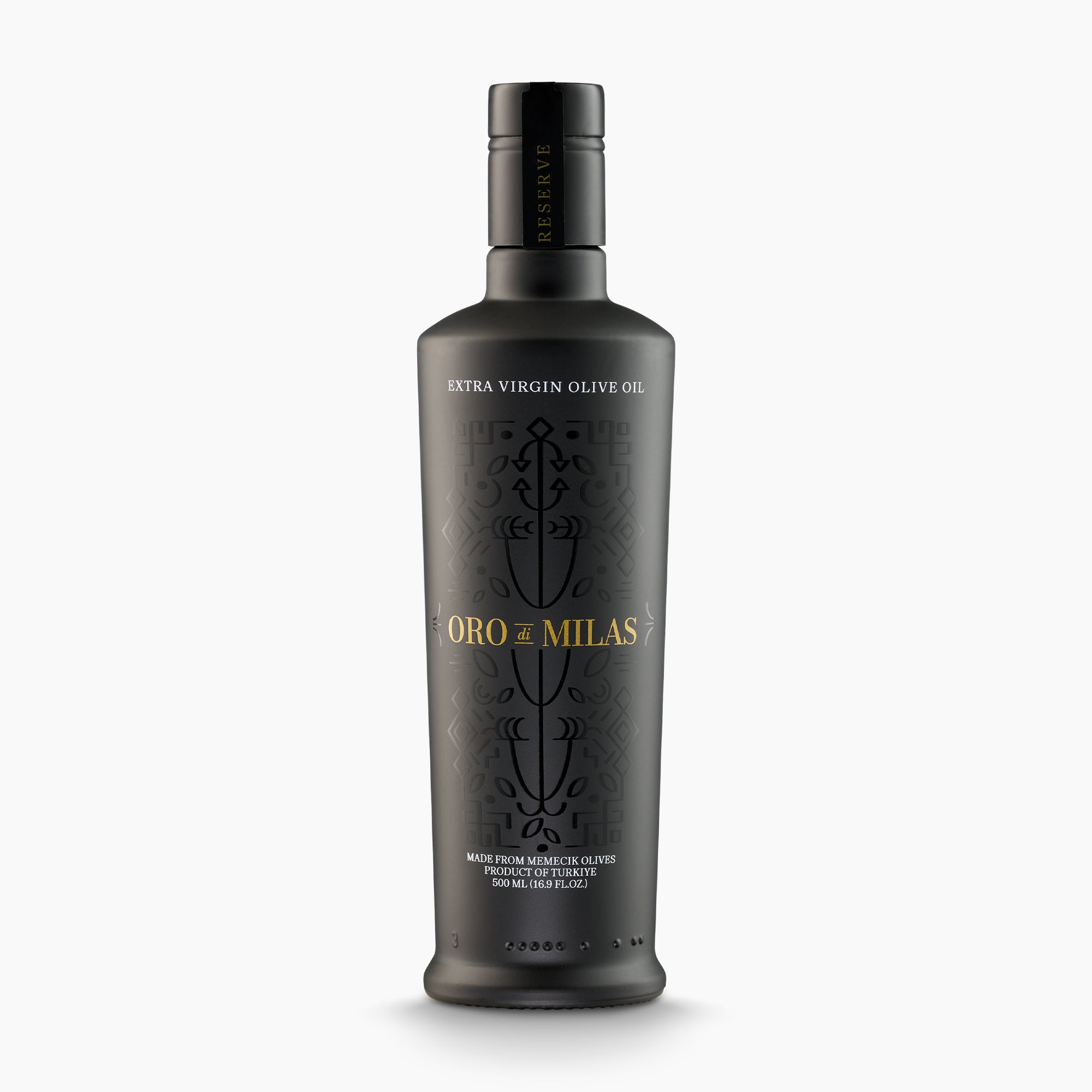 Oro di Milas Memecik 500 ml bottle with extra virgin olive oil from Türkiye.