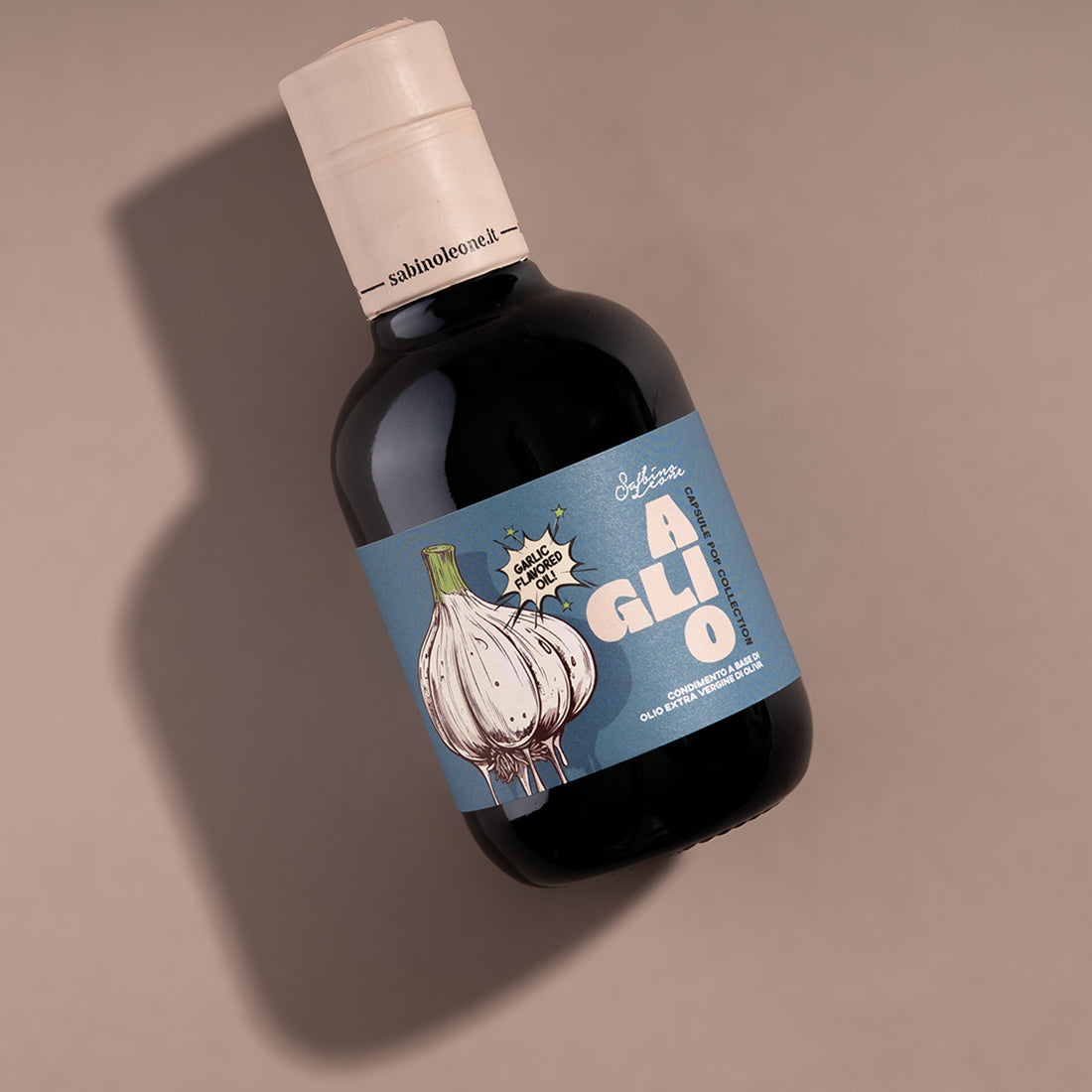 250 ml bottle of Sabino Leone Garlic.